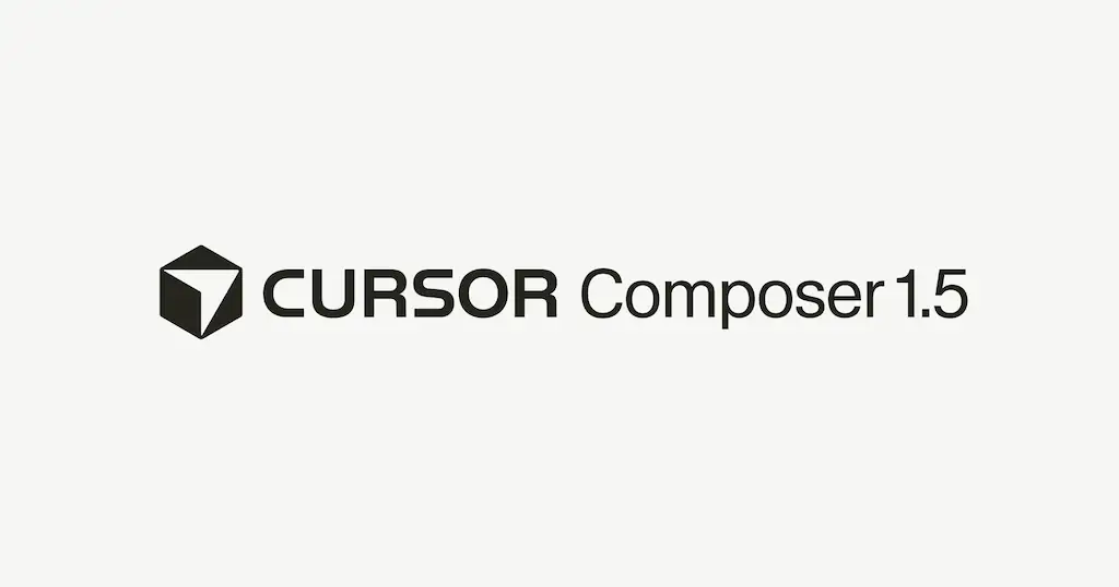 Portada de Cursor Composer 1.5 con estilo tecnológico